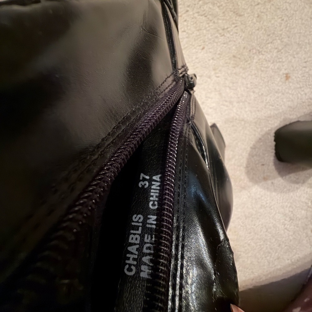 Feetfirst Black Leather Ankle Boots - Picture 8 of 8